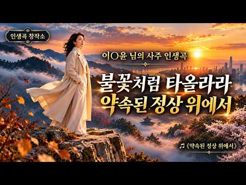 [사주 인생곡] 2016년 품었던 불꽃, 마침내 정상에 서리라 🎵 이〇윤 님 — 《약속된 정상 위에서》 | 인생곡 창작소 MV