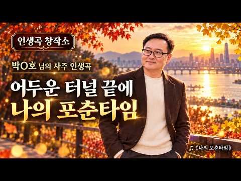 [사주 인생곡] 어두운 터널 끝에 마주한 황금빛 계절 🎵 박〇호 님 — 《나의 포춘타임》 | 인생곡 창작소
