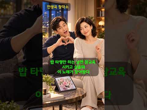 결혼 후 밥 타령만 하는 남편 참교육하는 노래 [밥 말고 꽃을 줘] #현실부부 #사이다송 #인생곡창작소