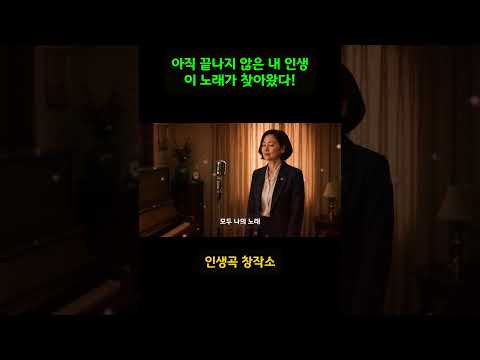 아직 끝나지 않은 내 인생의 노래🎼 "남은 날은 내 목소리로" #꿈을향해 #감성노래 #Shorts